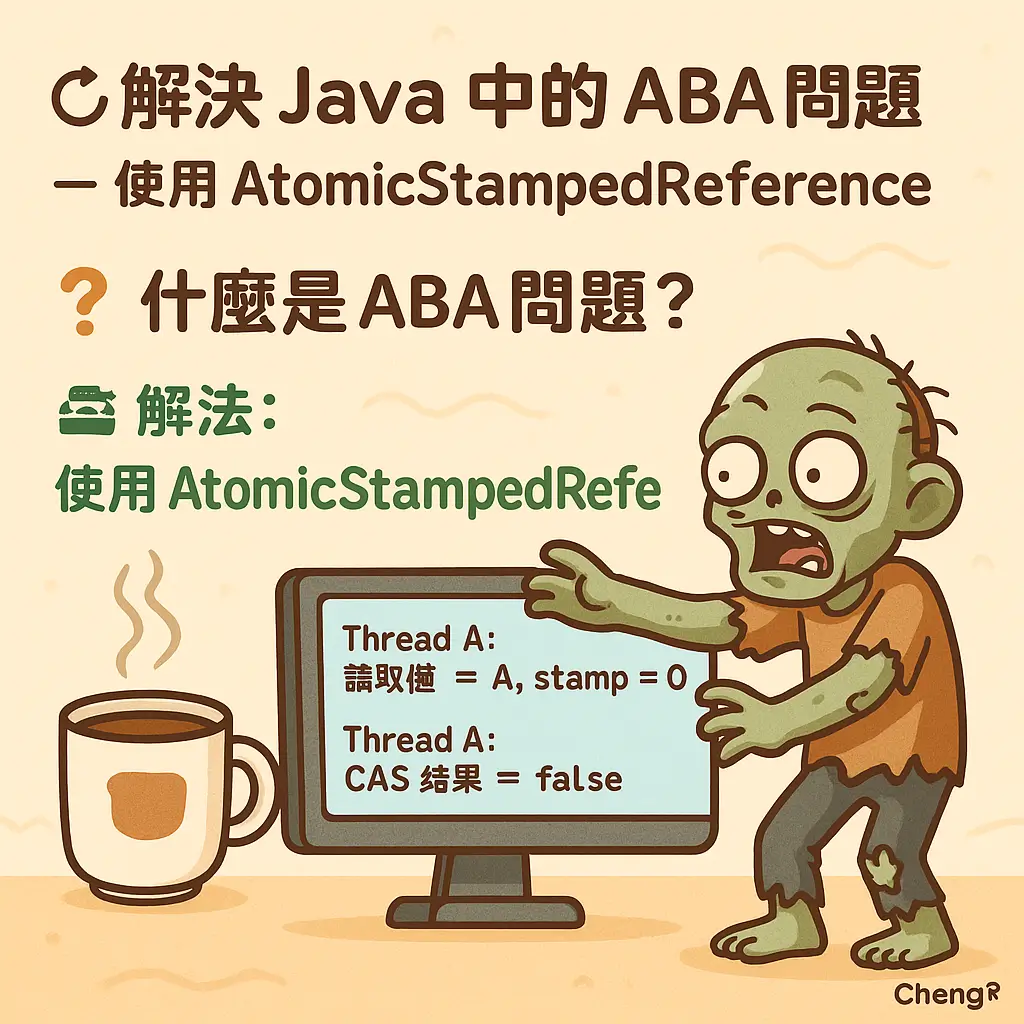 🔁 解決 Java 中的 ABA 問題 — 使用 AtomicStampedReference