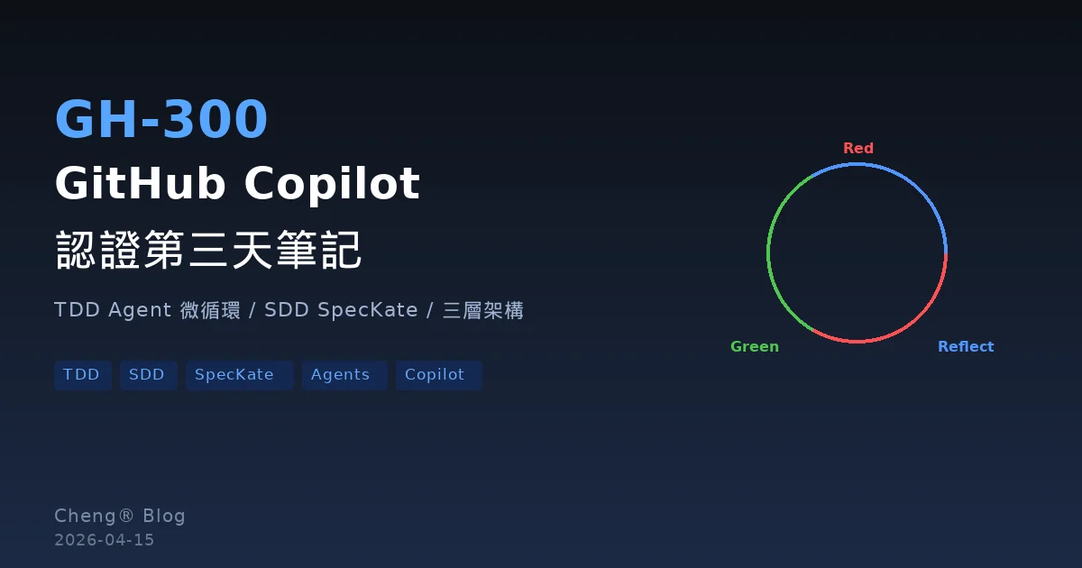 GH-300 GitHub Copilot 認證 - 第三天課程筆記